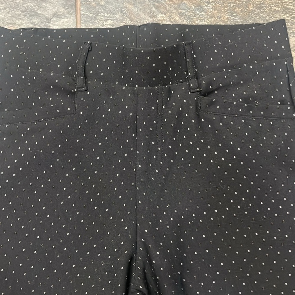 Black Pants with Polka Dots